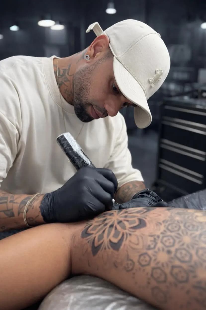 YWRY MARQUES, artista residente do Porcel Tattoo Studio